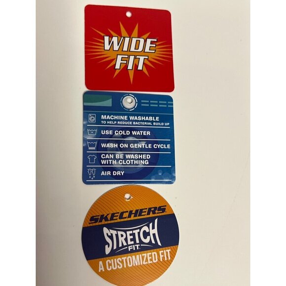 NEW! Skecher Vapor Foam Slip On Covet Grey Sneaker Shoes Wide Fit Men's Size 11. - Picture 9 of 10